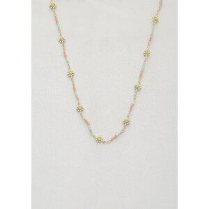 Flower Beaded Necklace